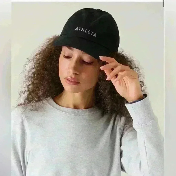 Athleta Relaxed Cap, Black, One Size - Picture 1 of 4